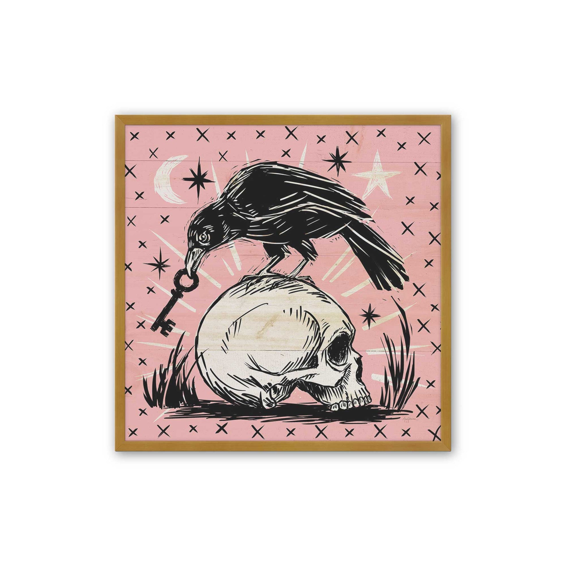 [Color:Polished Gold], Picture of art in a Polished Gold frame