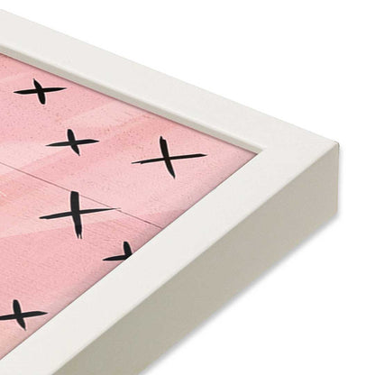 [Color:Opaque White], Picture of art in a Opaque White frame at an angle