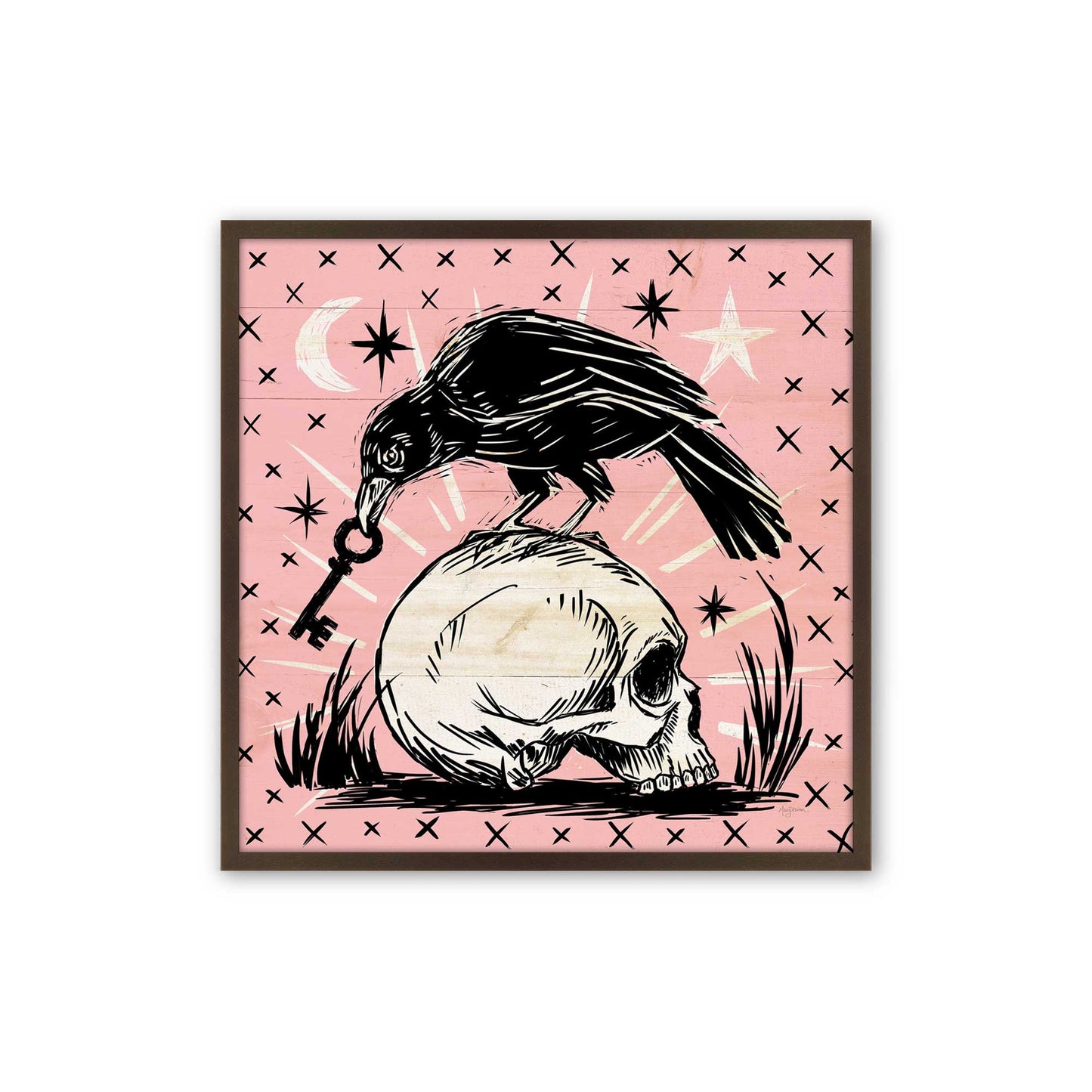 [Color:Espresso], Picture of art in a Espresso frame