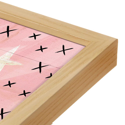 [Color:Espresso], Picture of art in a Espresso frame at an angle