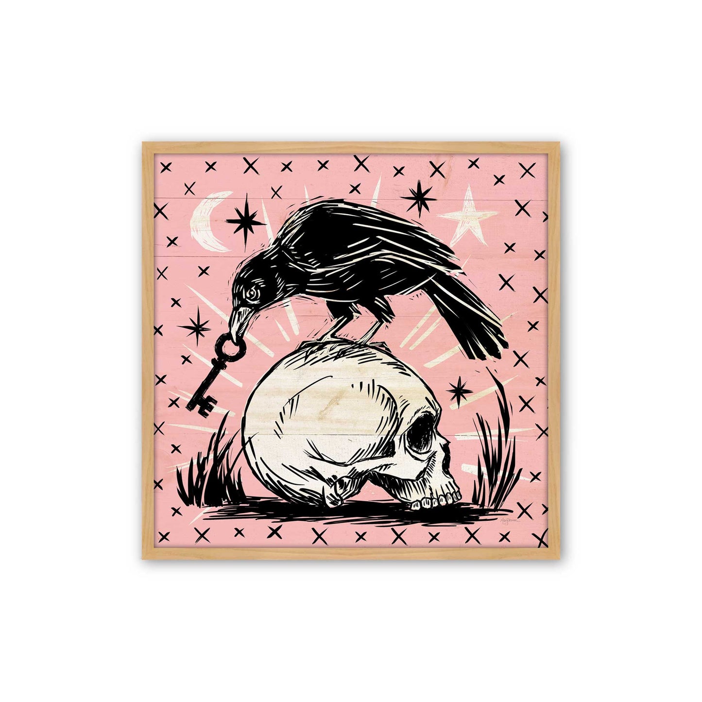 [Color:Espresso], Picture of art in a Espresso frame