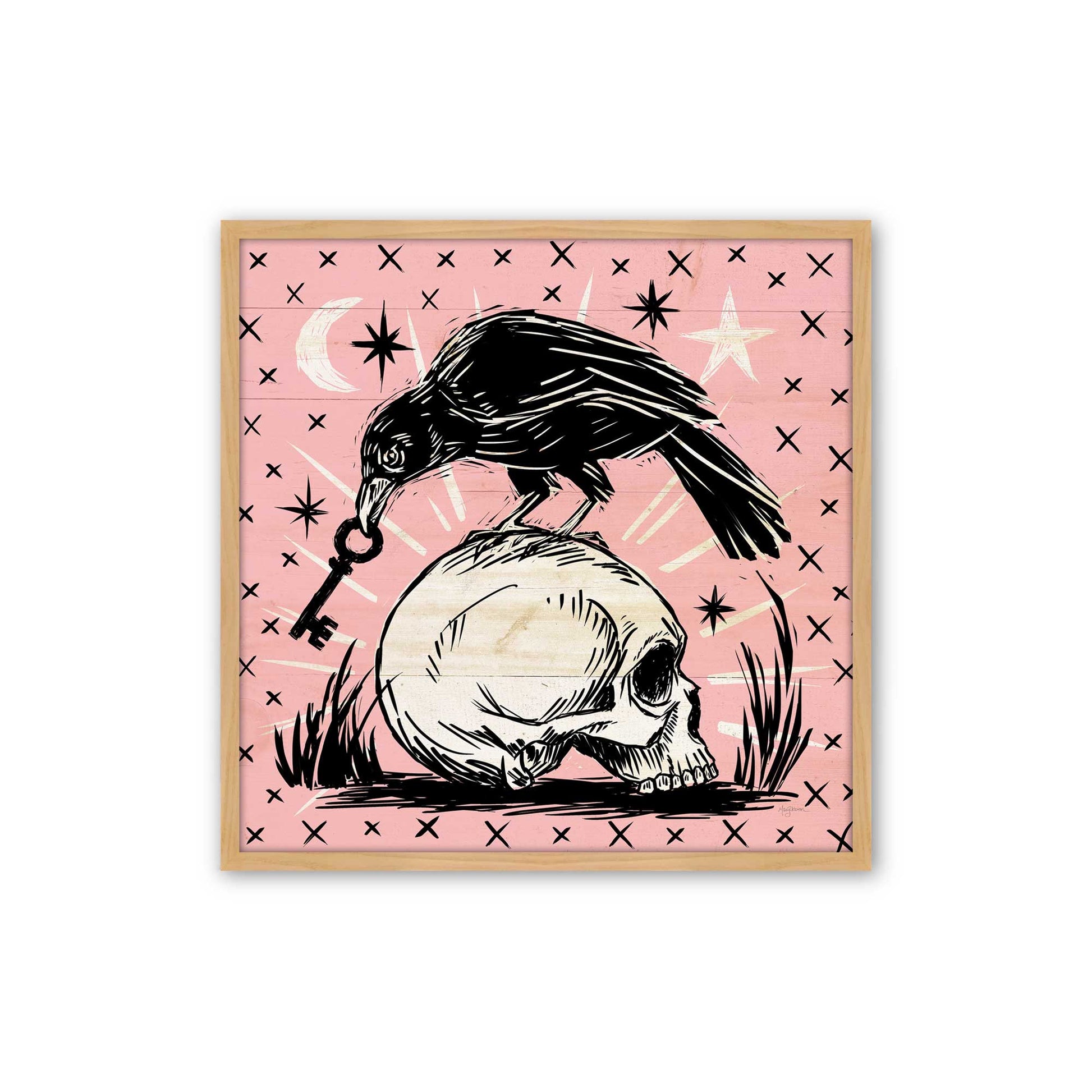 [Color:Espresso], Picture of art in a Espresso frame