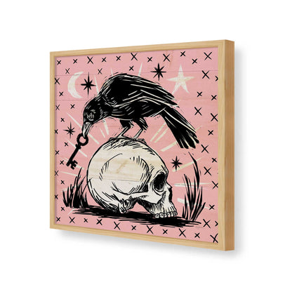 [Color:Espresso], Picture of art in a Espresso frame of the corner