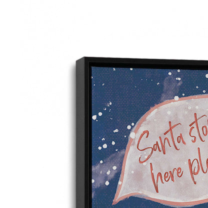 [Color:Satin Black], Picture of art in a Satin Black frame at an angle