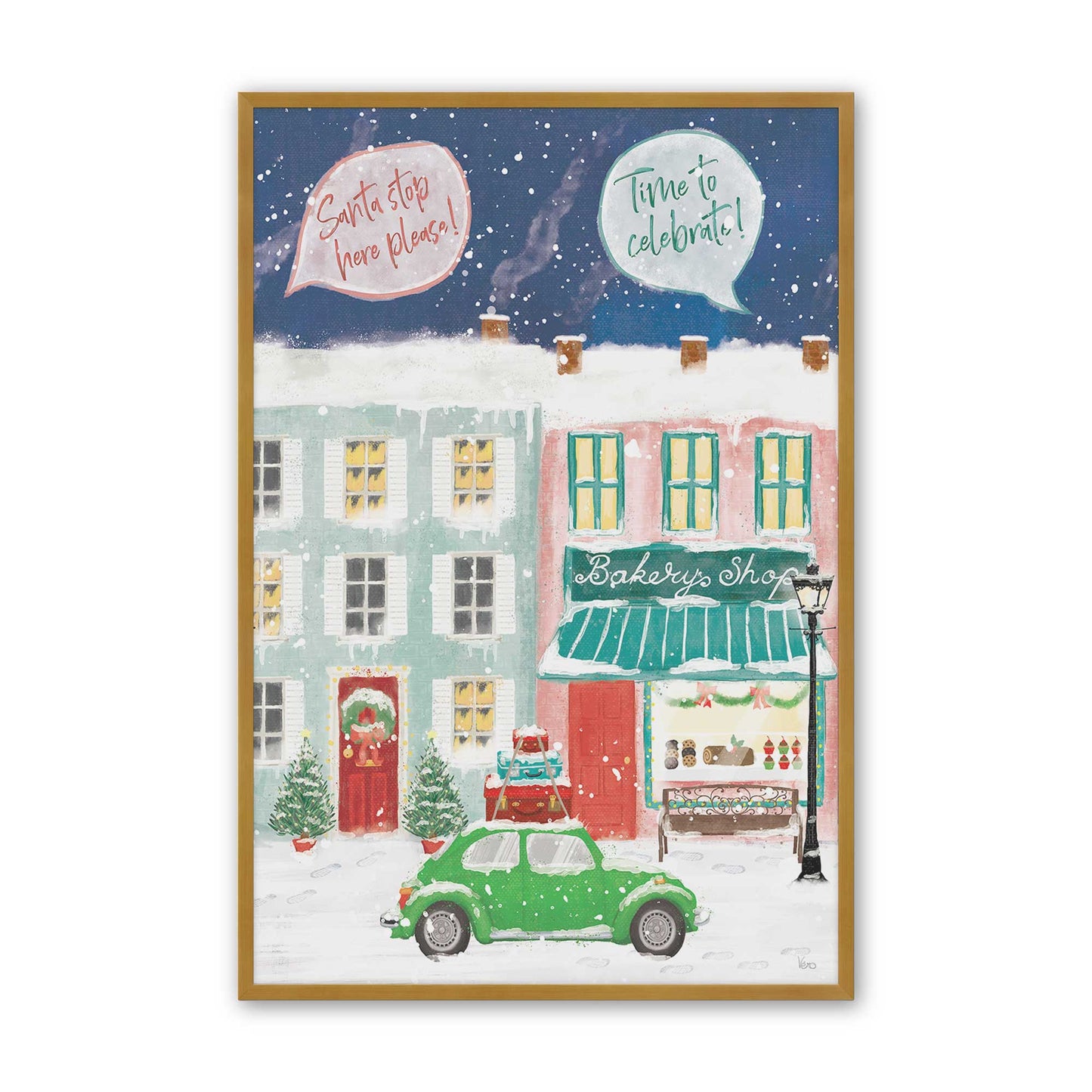 [Color:Polished Gold], Picture of art in a Polished Gold frame