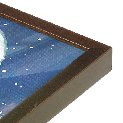 [Color:Belvinder Brown], Picture of art in a Belvinder Brown frame at an angle