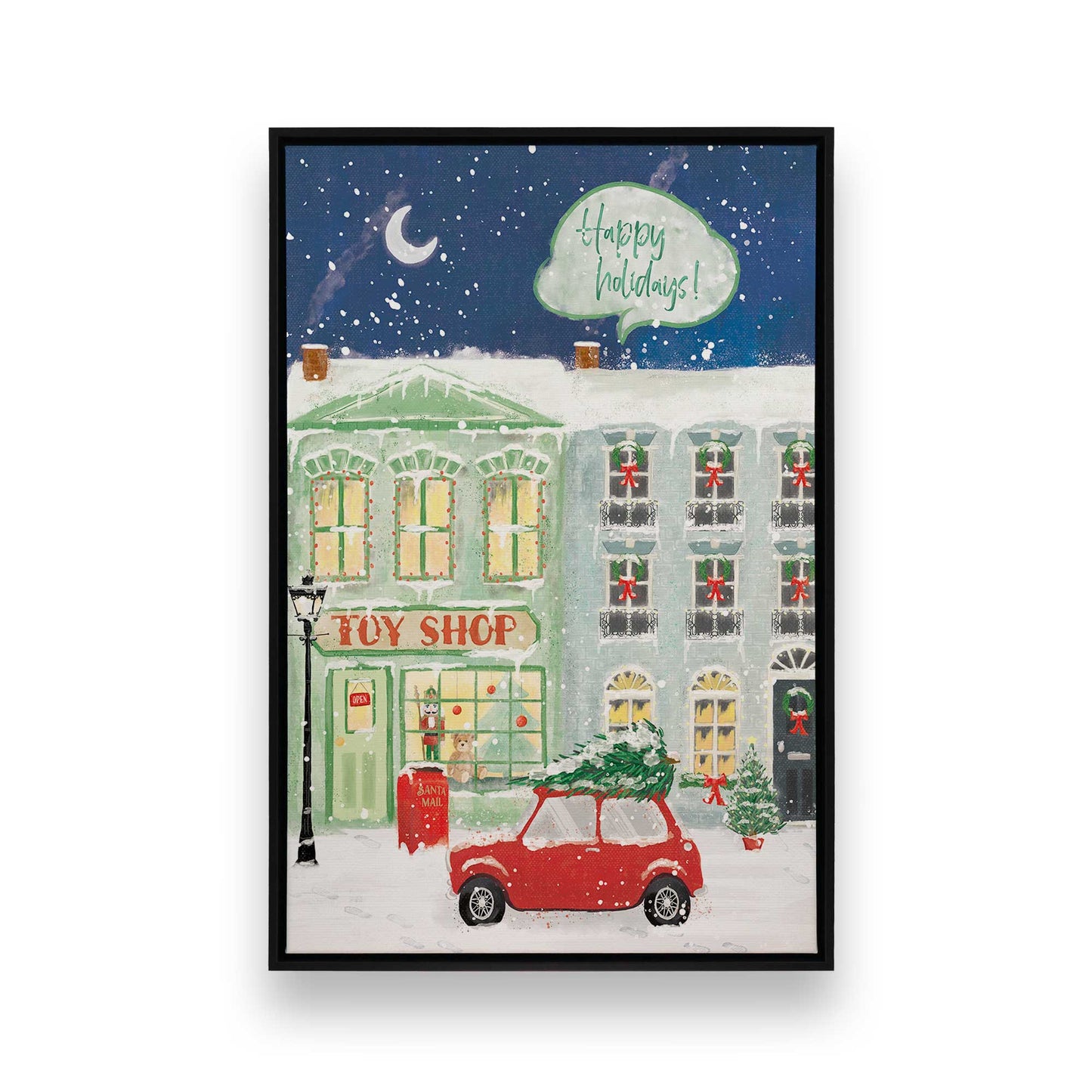 [Color:Satin Black], Picture of art in a Satin Black frame