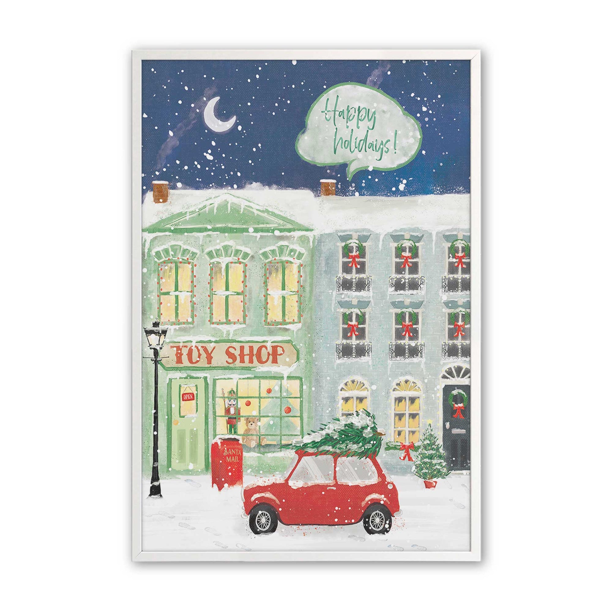 [Color:Opaque White], Picture of art in a Opaque White frame