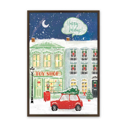 [Color:Brown], Picture of art in a Brown frame