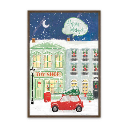 [Color:Walnut], Picture of art in a Walnut frame