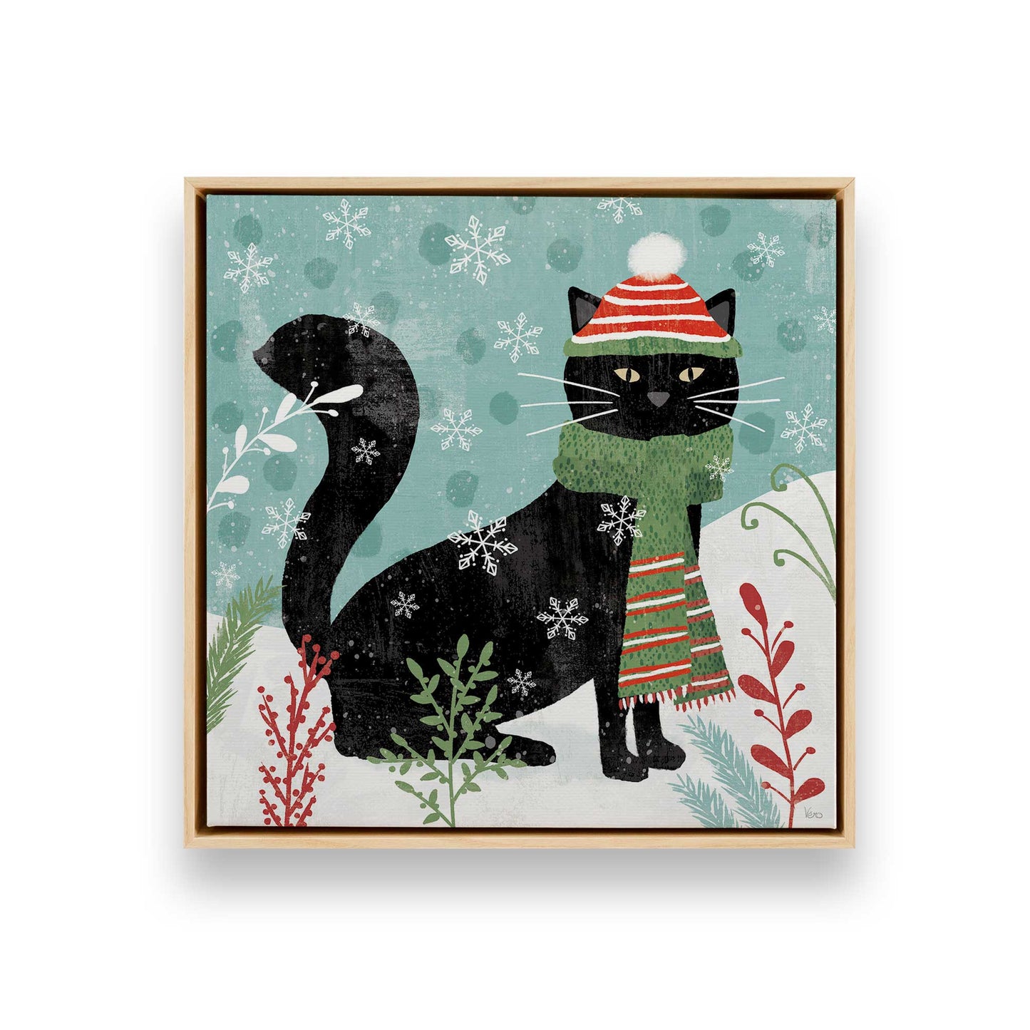 [Color:American Maple], Picture of art in a American Maple frame