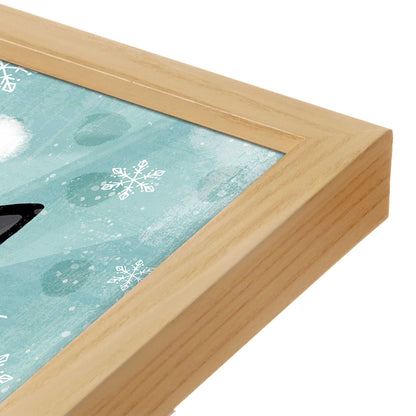 [Color:Espresso], Picture of art in a Espresso frame at an angle