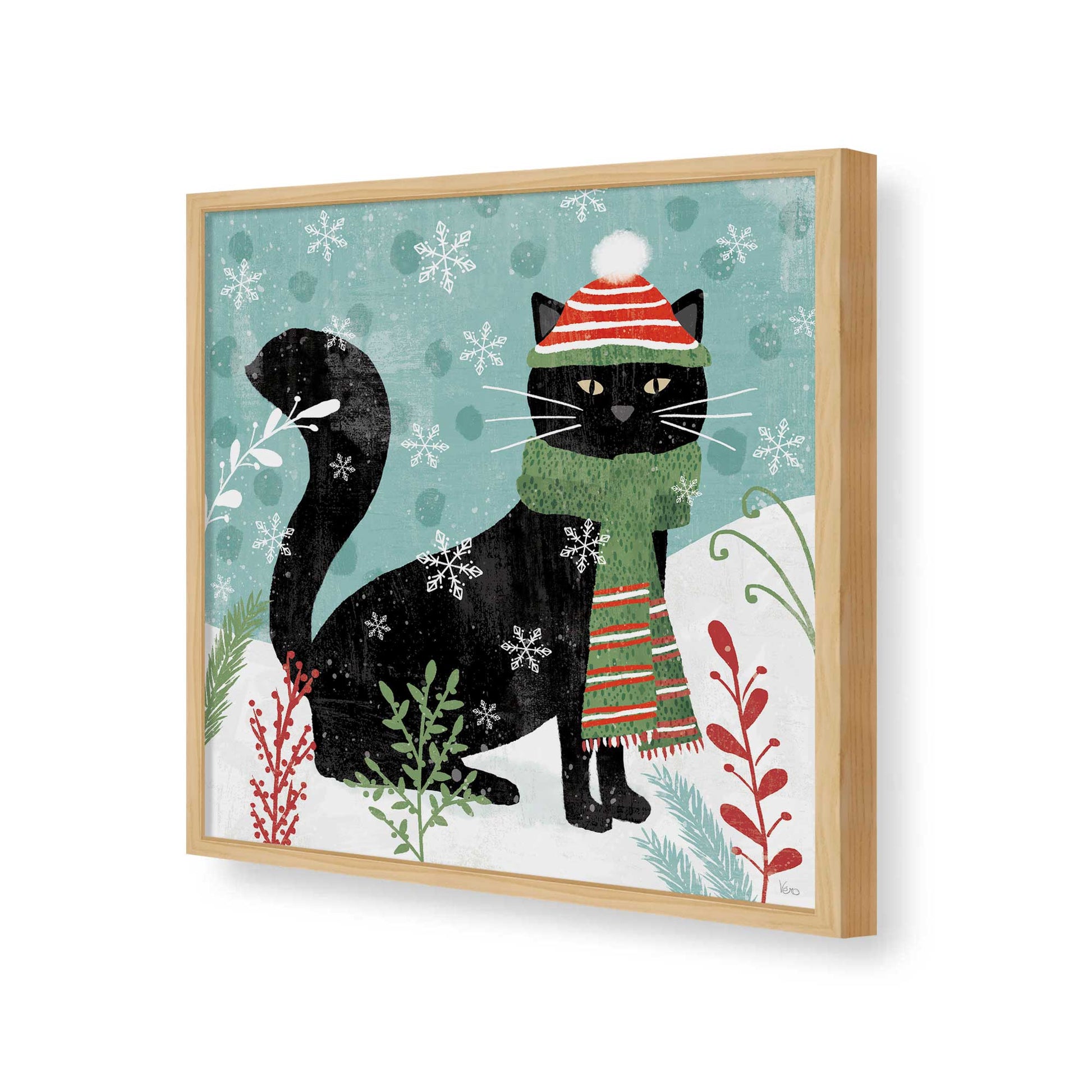 [Color:Espresso], Picture of art in a Espresso frame of the corner