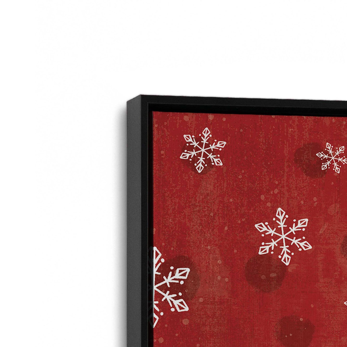 [Color:Satin Black], Picture of art in a Satin Black frame at an angle