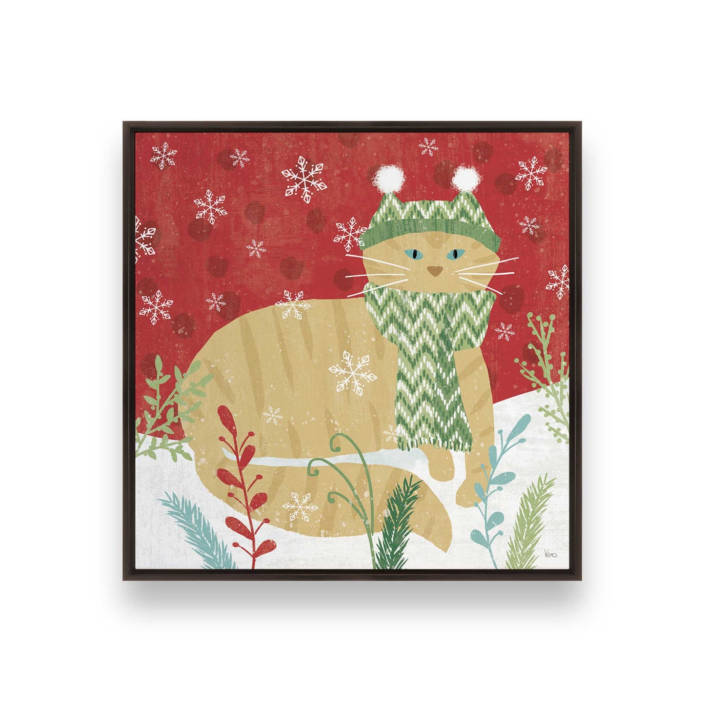 [Color:Espresso], Picture of art in an Espresso frame