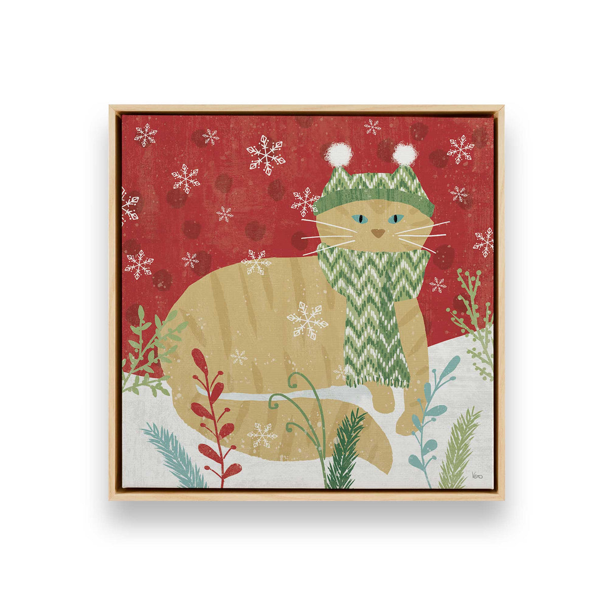 [Color:American Maple], Picture of art in an American Maple frame