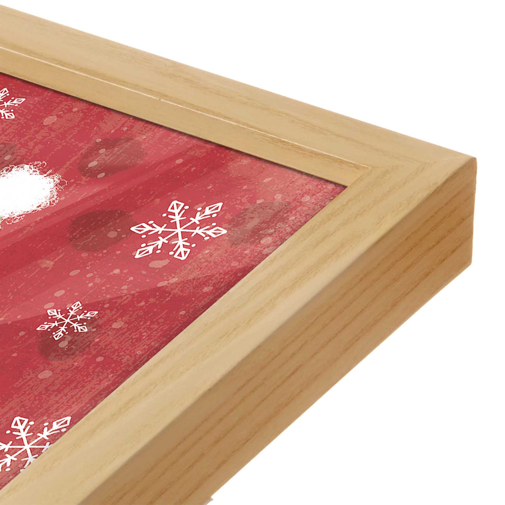 [Color:Espresso], Picture of art in a Espresso frame at an angle