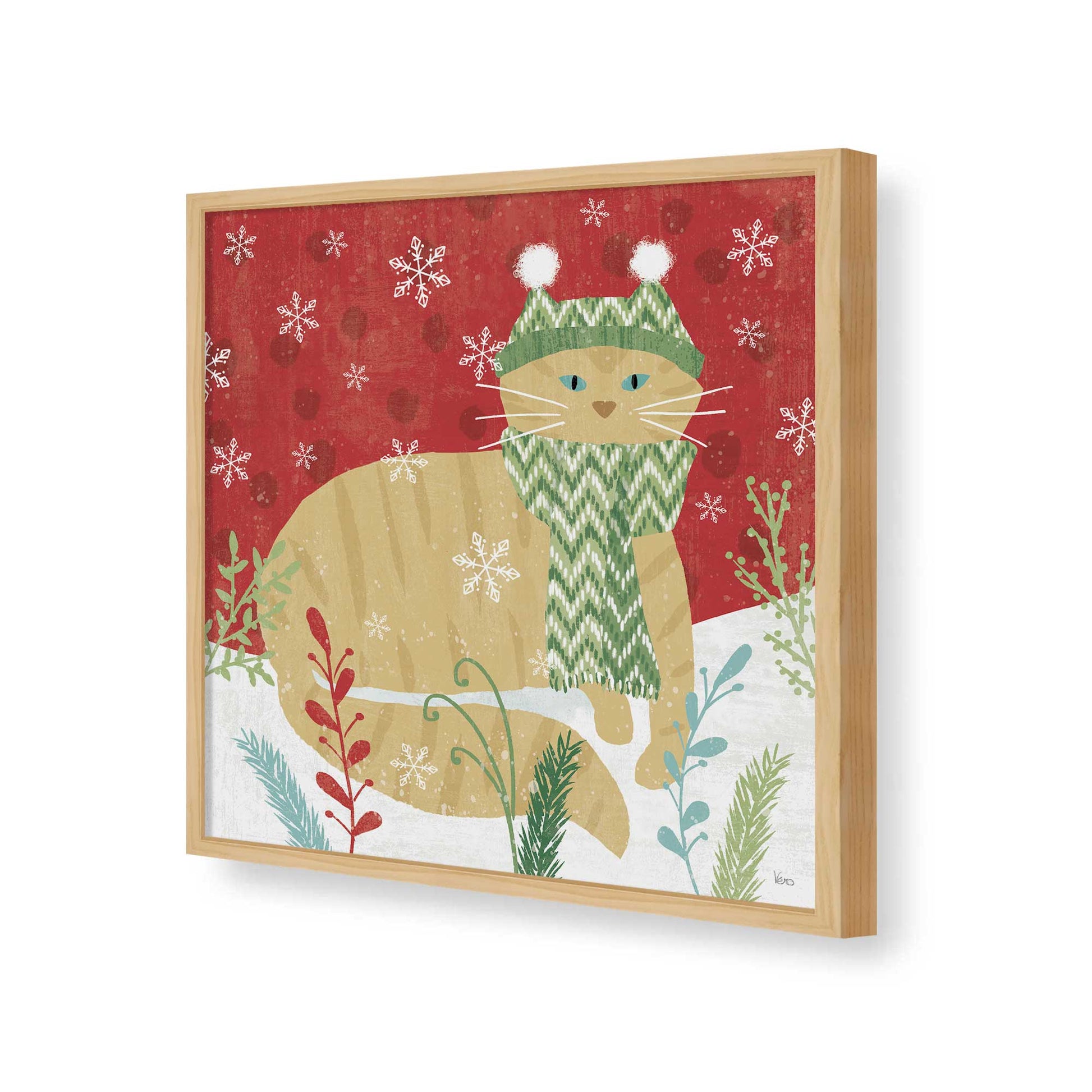 [Color:Espresso], Picture of art in a Espresso frame of the corner