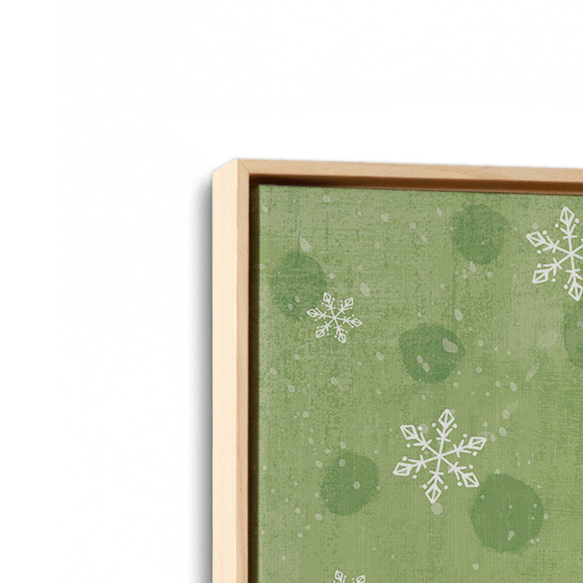 [Color:American Maple], Picture of art in a American Maple frame at an angle