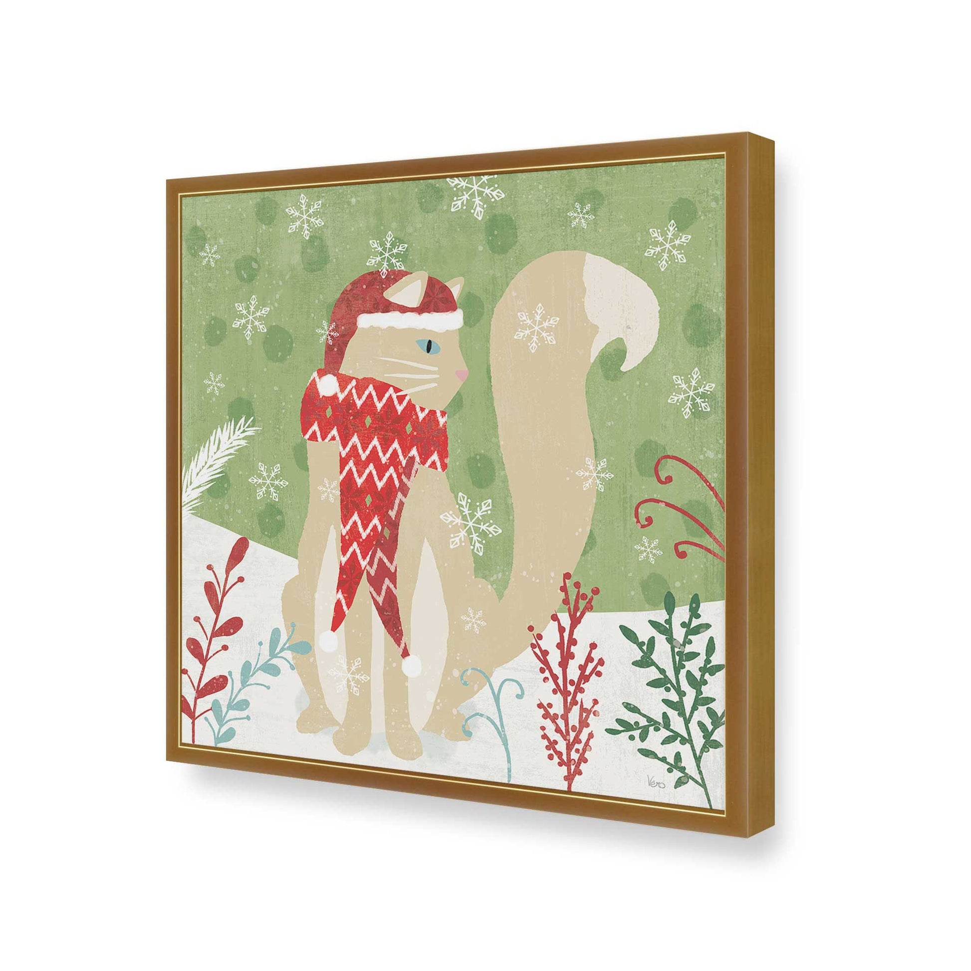 [Color:Polished Gold], Picture of art in a Polished Gold frame of the corner