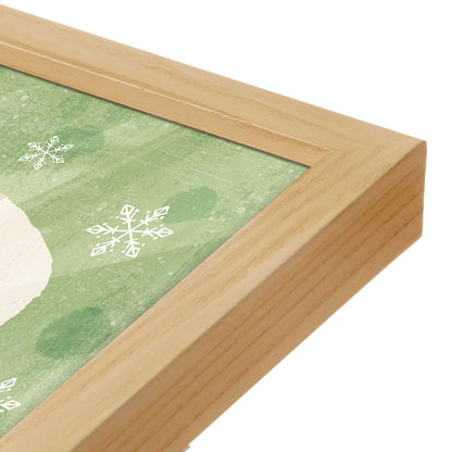 [Color:Espresso], Picture of art in a Espresso frame at an angle