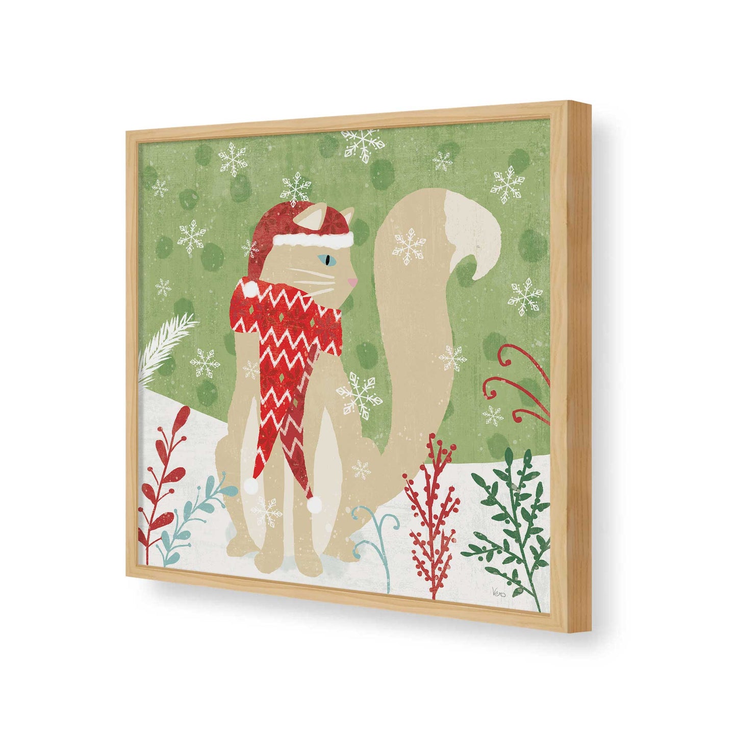 [Color:Espresso], Picture of art in a Espresso frame of the corner