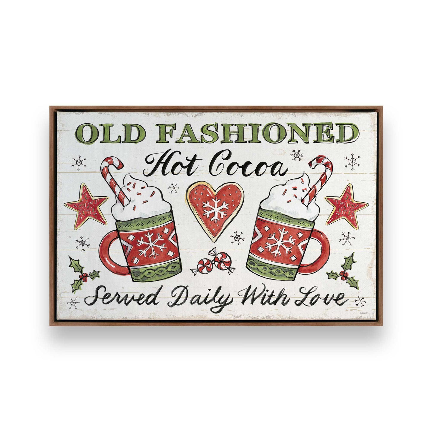 [Color:Walnut], Picture of art in a Walnut frame