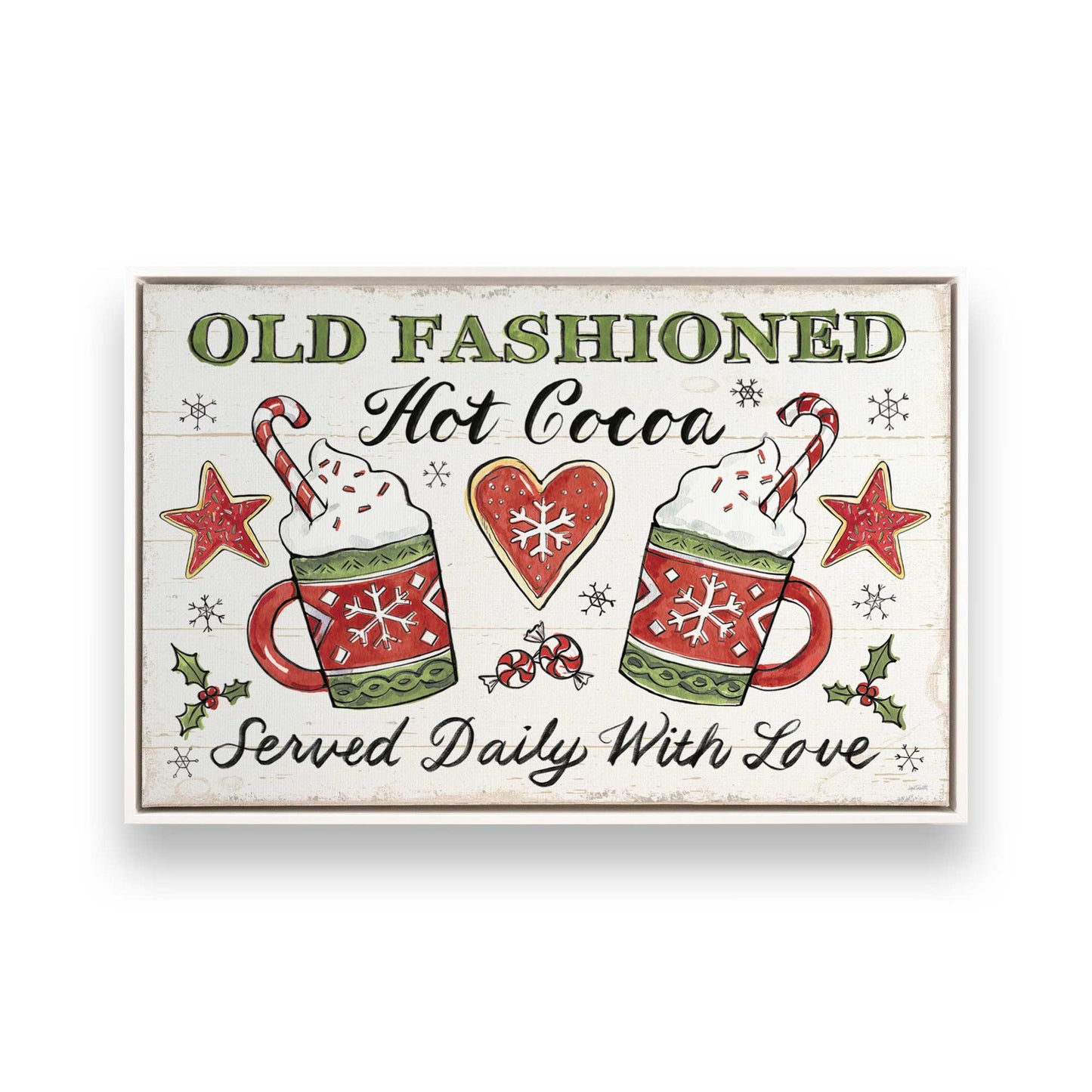 [Color:Opaque White], Picture of art in a White frame