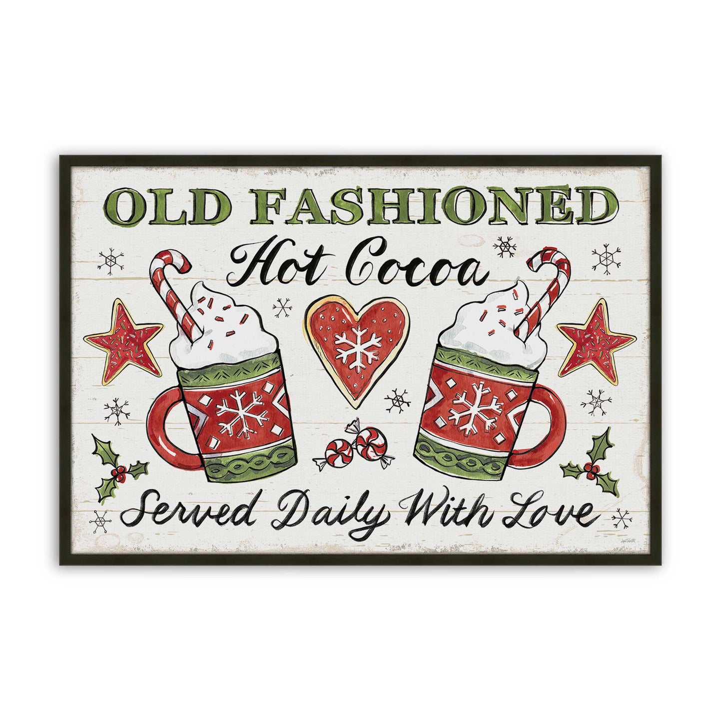 [Color:Satin Black], Picture of art in a Satin Black frame