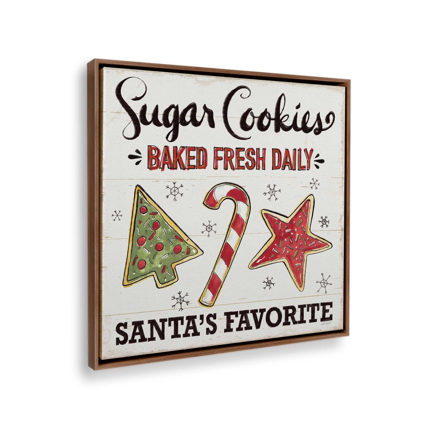 [Color:Walnut], Picture of the corner of the art