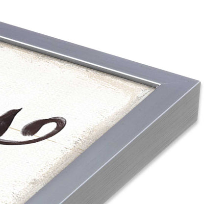 [Color:Polished Chrome], Picture of art in a Polished Chrome frame at an angle