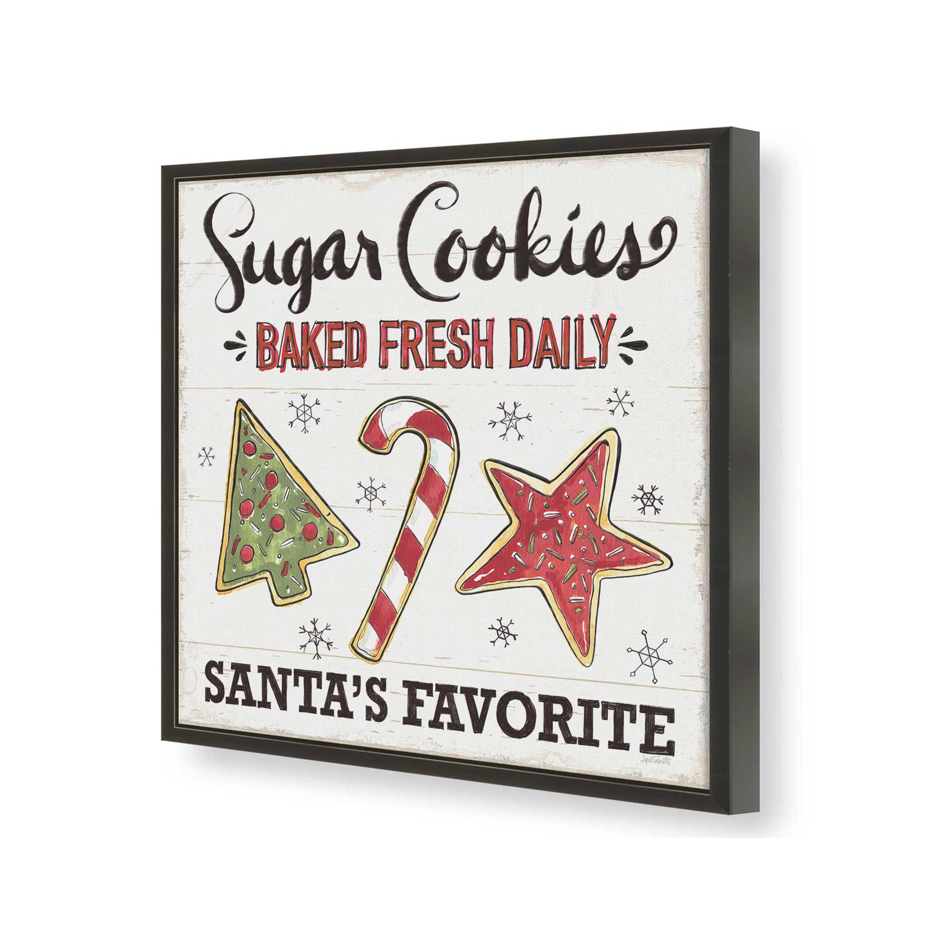 [Color:Satin Black], Picture of art in a Satin Black frame of the corner