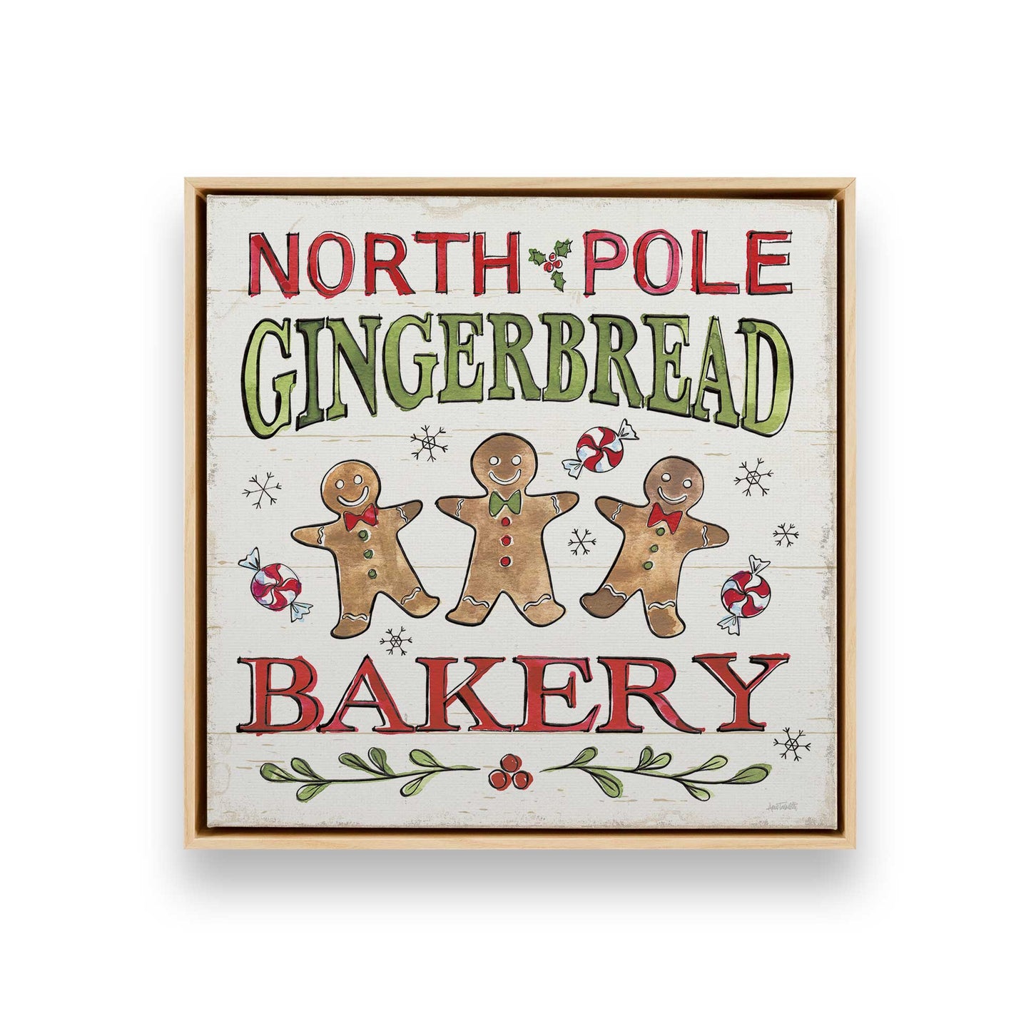 [Color:American Maple], Picture of art in a American Maple frame