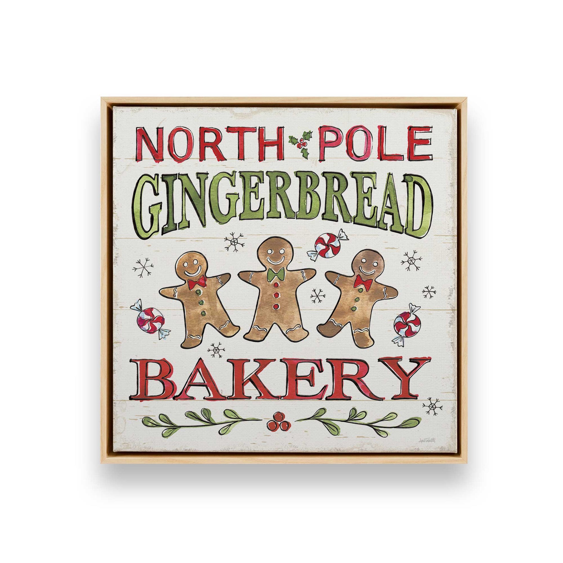 [Color:American Maple], Picture of art in a American Maple frame