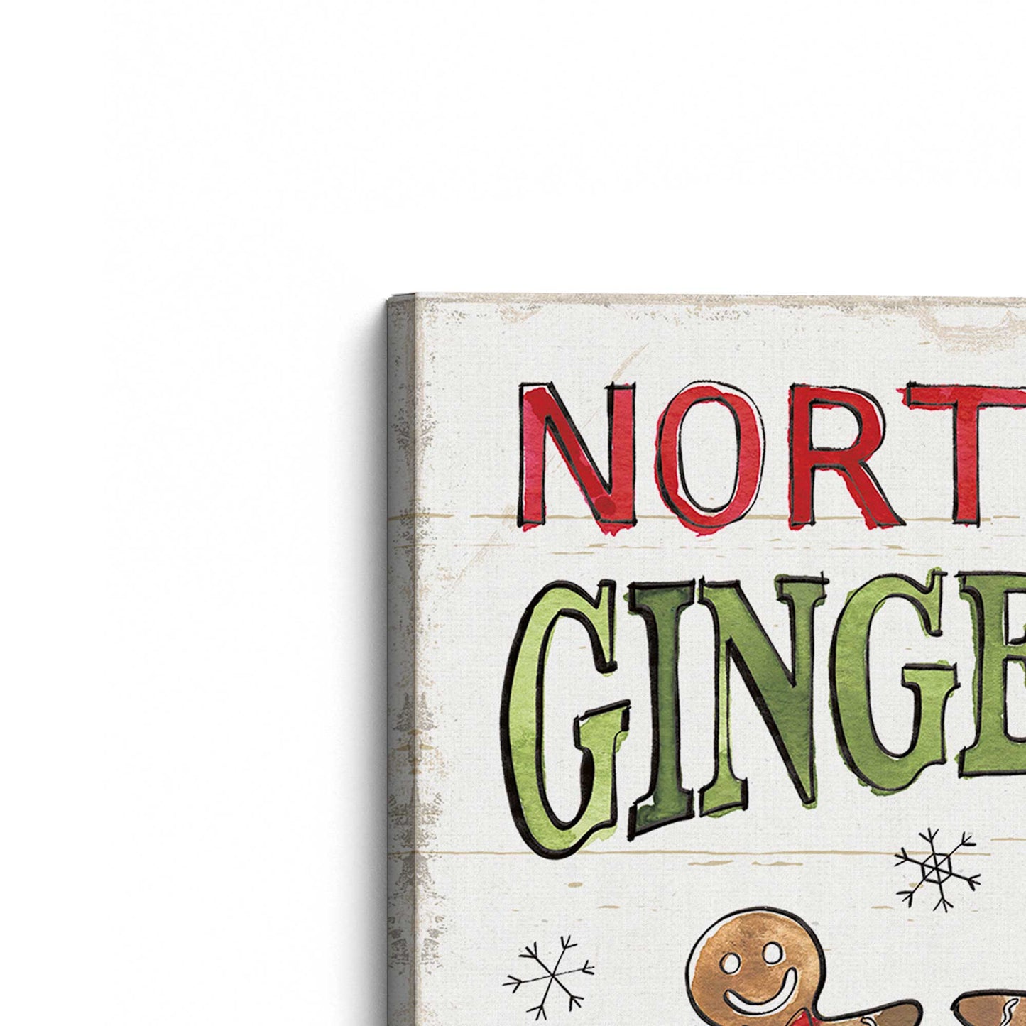 [Color:Stretched Canvas], Picture of the corner of the art