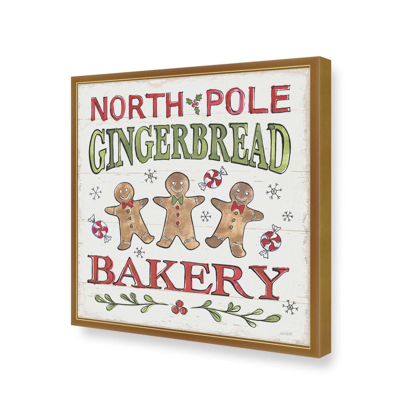 [Color:Polished Gold], Picture of art in a Polished Gold frame of the corner