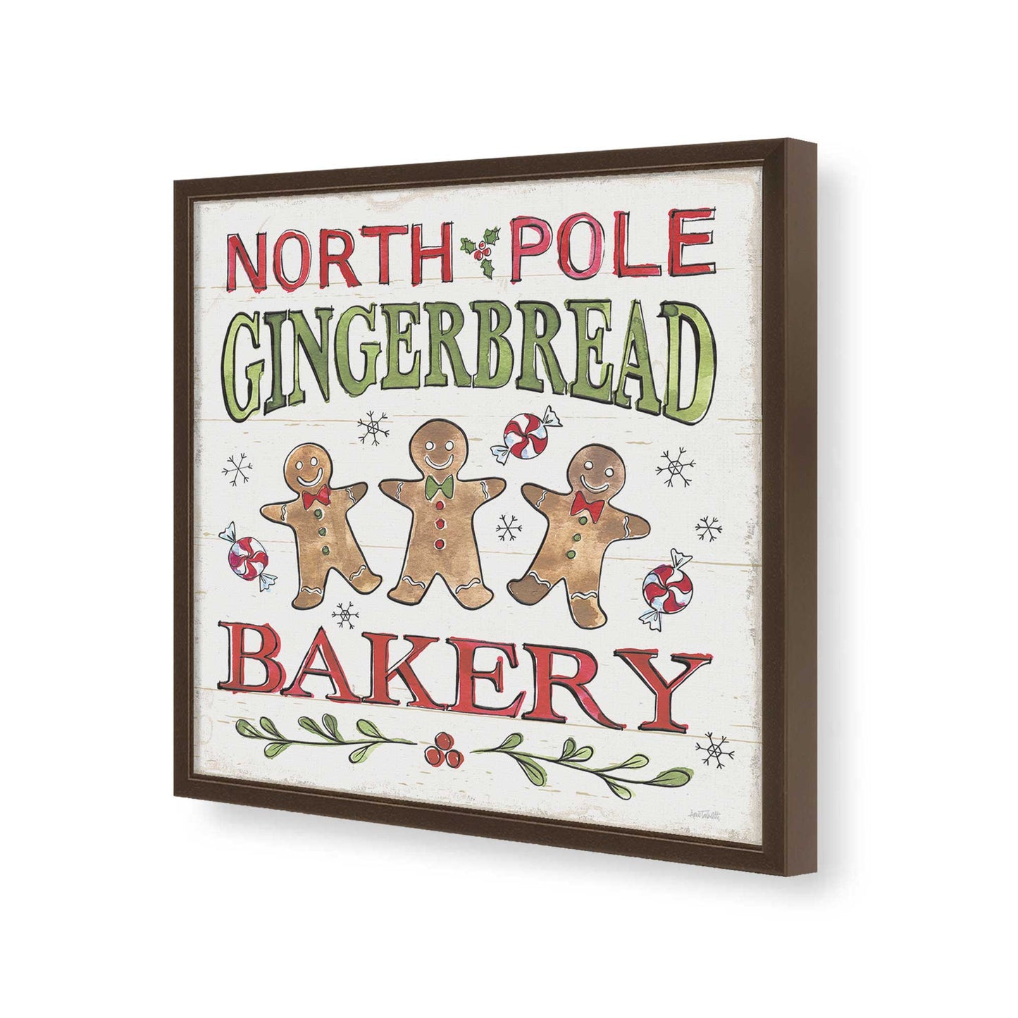 [Color:Espresso], Picture of art in a Espresso frame of the corner