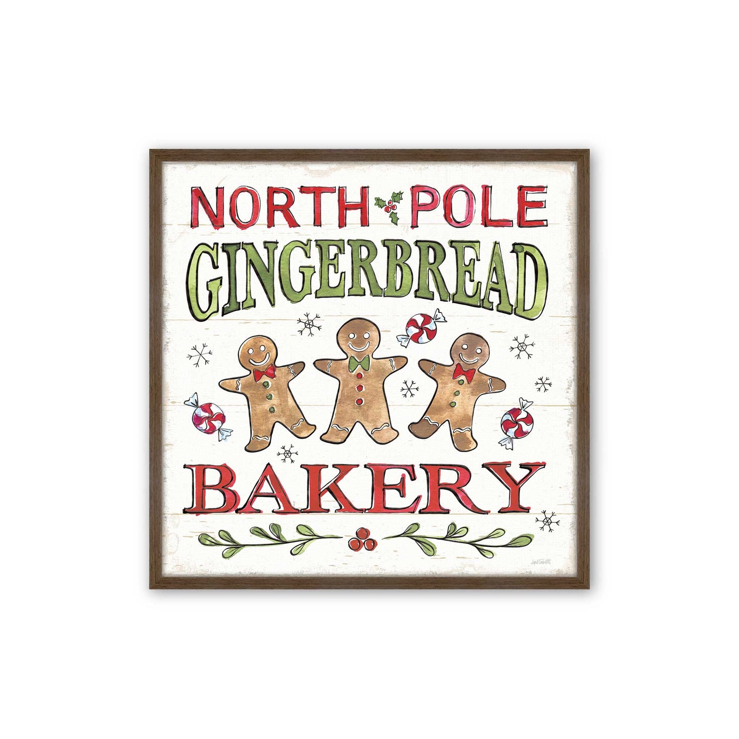 [Color:Walnut], Picture of art in a Walnut frame