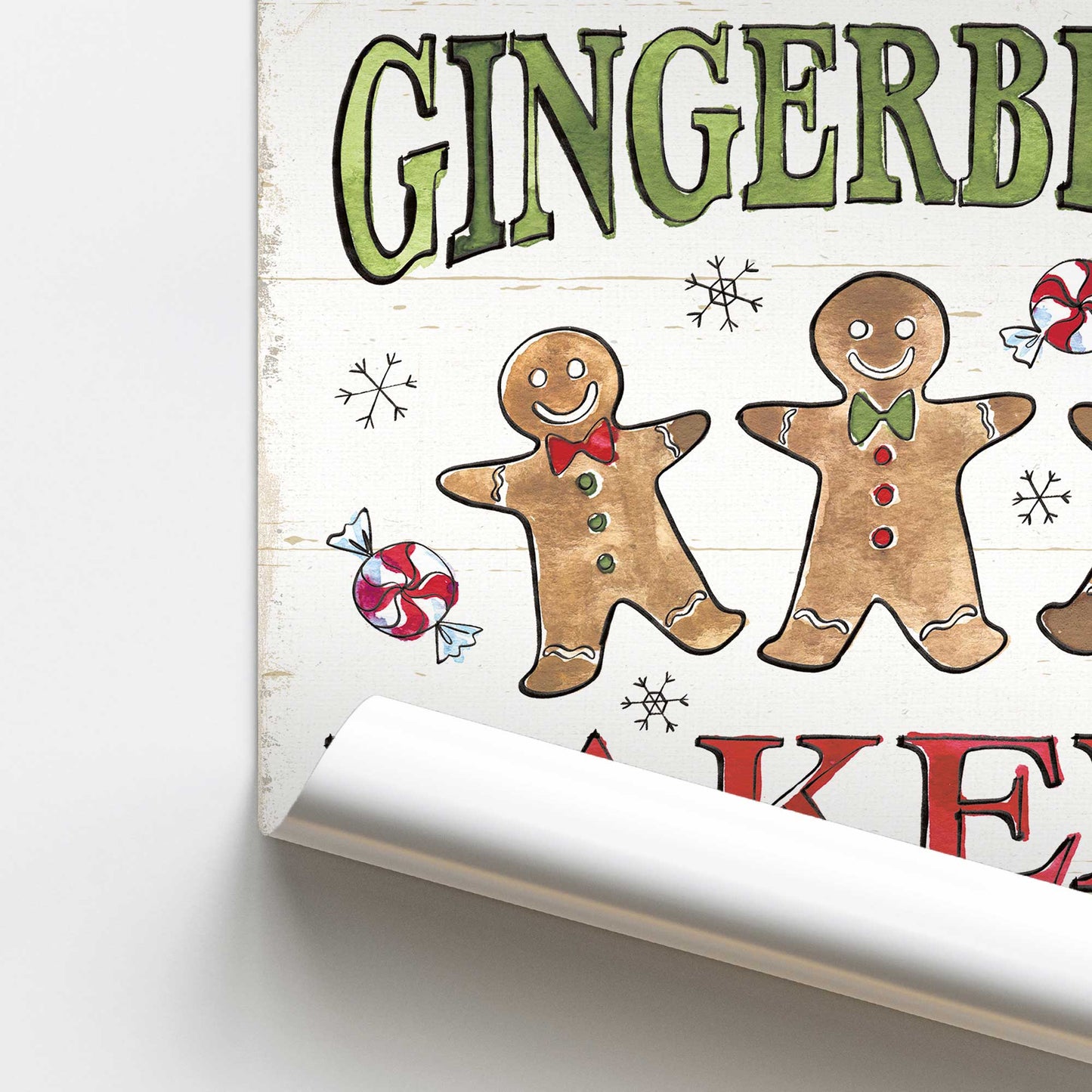 [Color:Rolled Print], Picture of close up of art