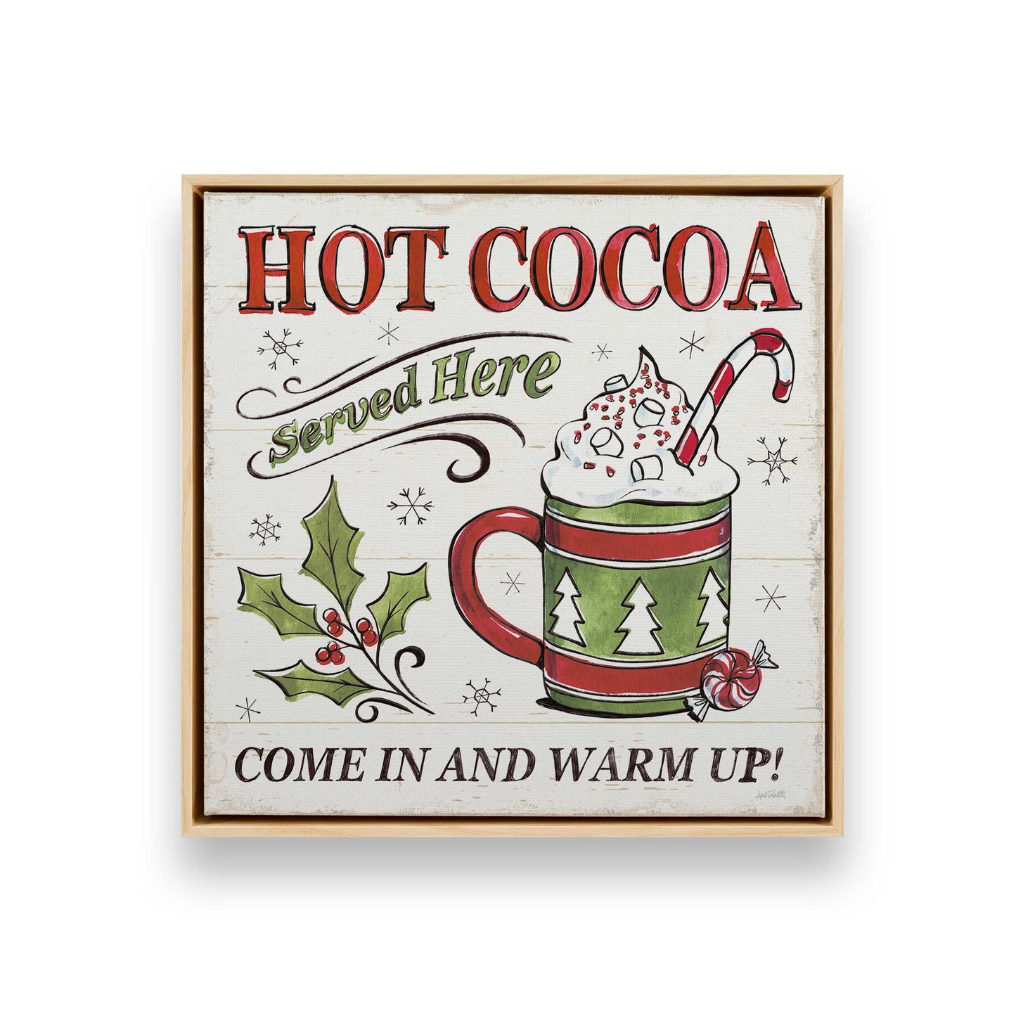 Santa’s Favorite Sugar Cookies, Set of 3 Canvas Prints