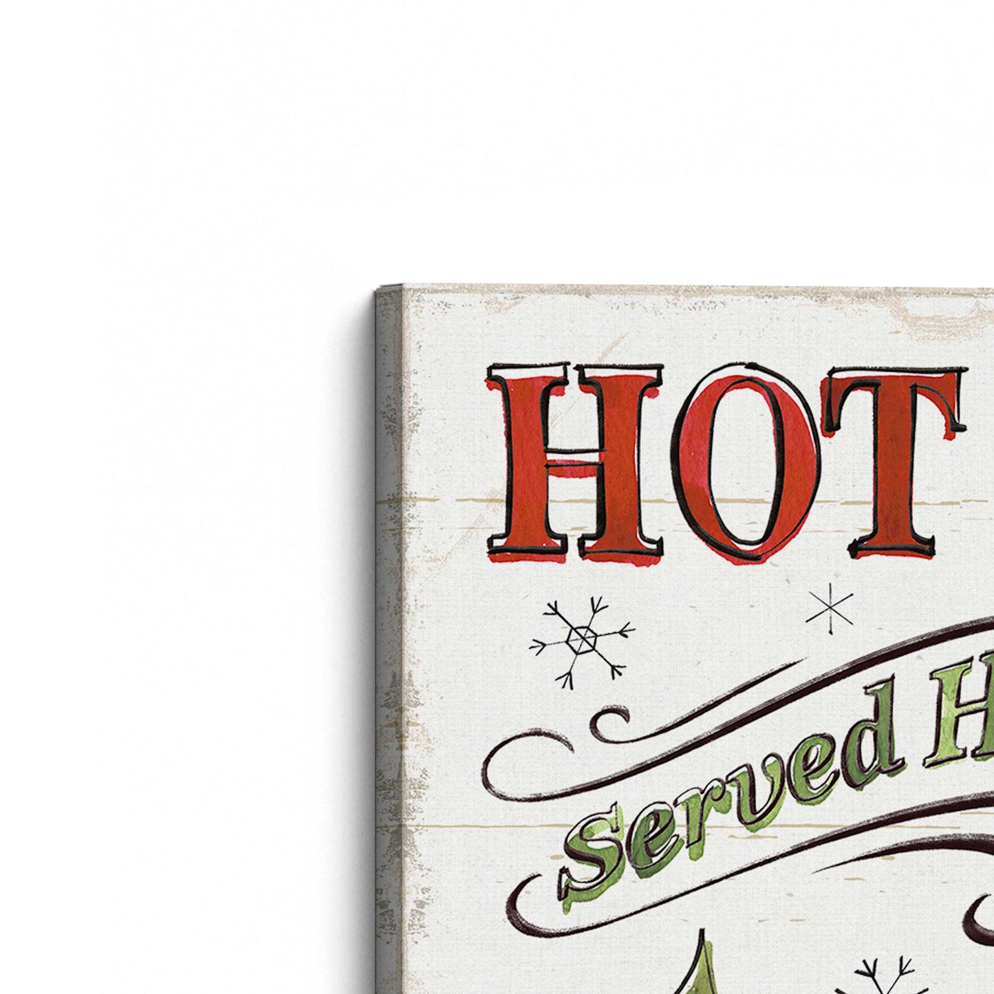 [Color:Stretched Canvas], Picture of the corner of the art