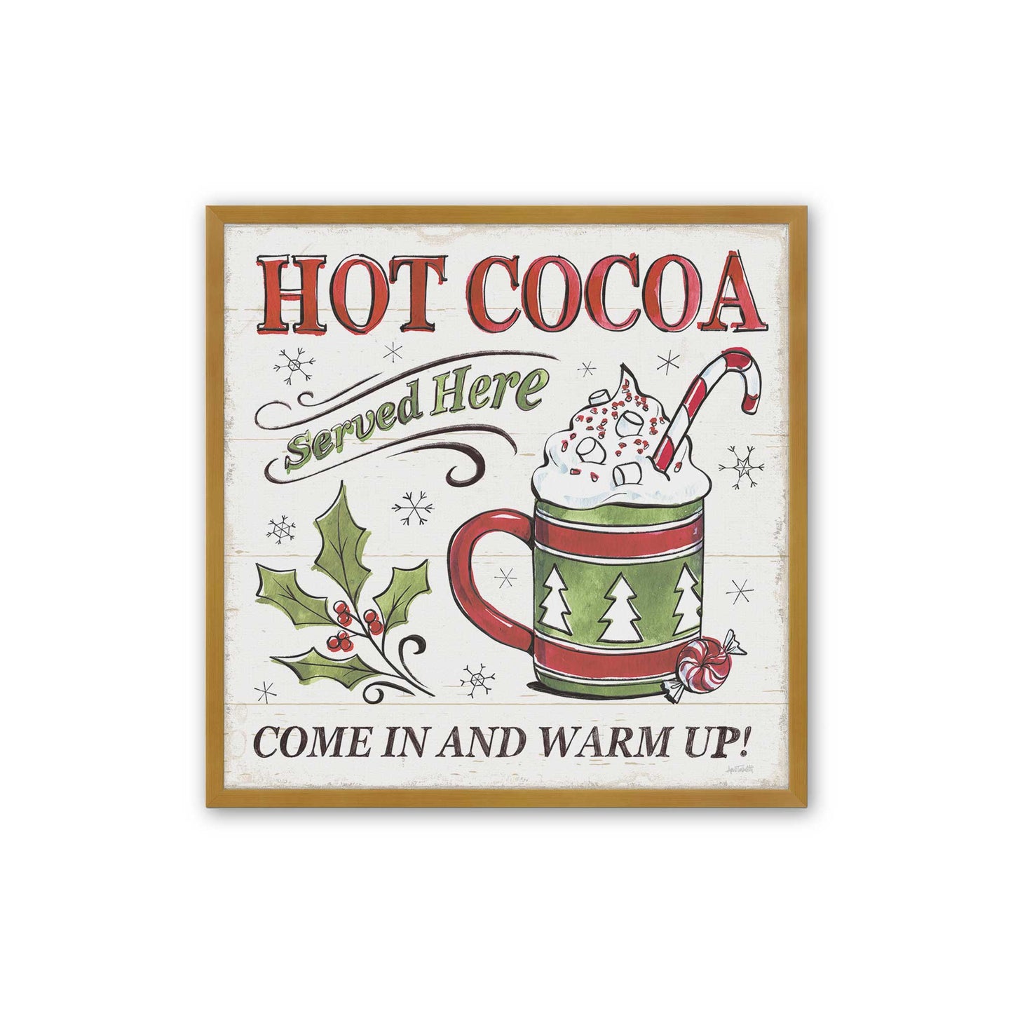 Santa’s Favorite Sugar Cookies, Set of 3, Paper Art Prints