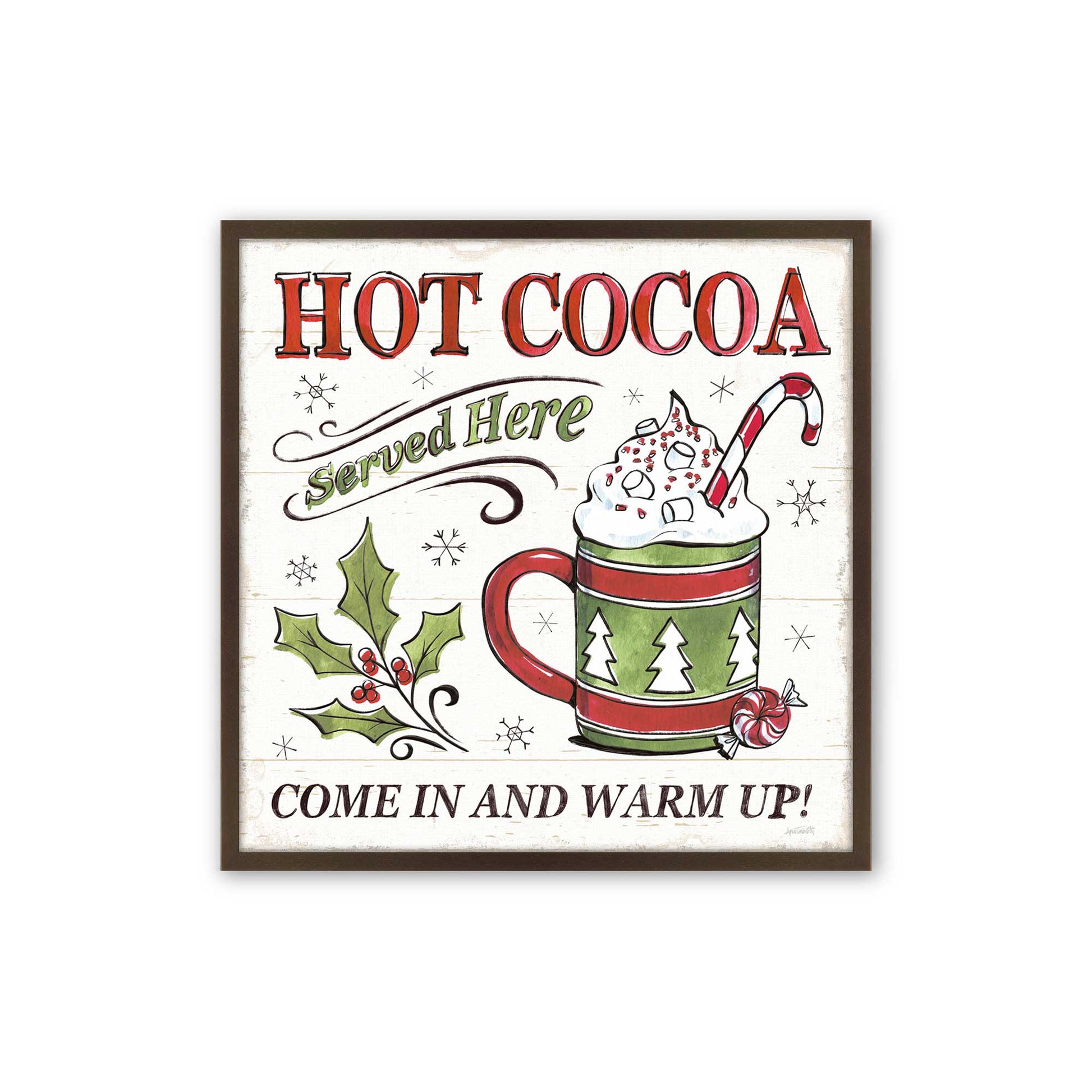 [Color:Espresso], Picture of art in a Espresso frame