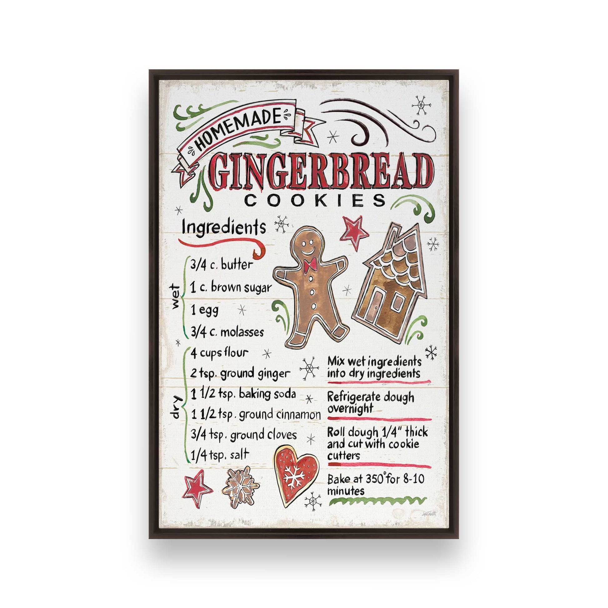 [Color:Espresso], Picture of art in a Espresso frame