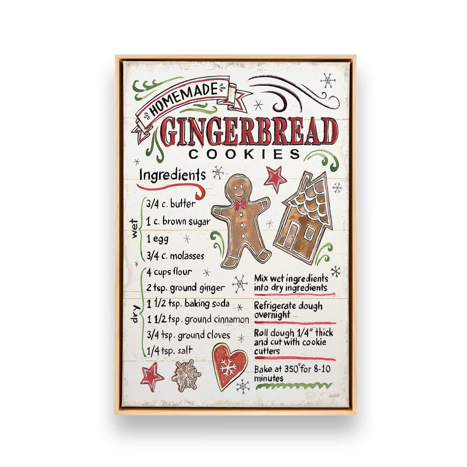 [Color:American Maple], Picture of art in a American Maple frame