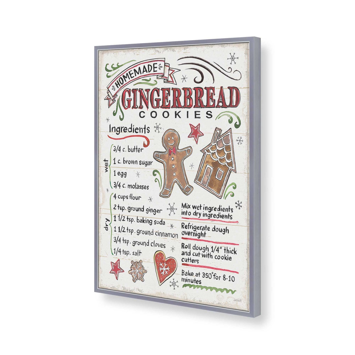 [Color:Polished Chrome], Picture of art in a Polished Chrome frame of the corner