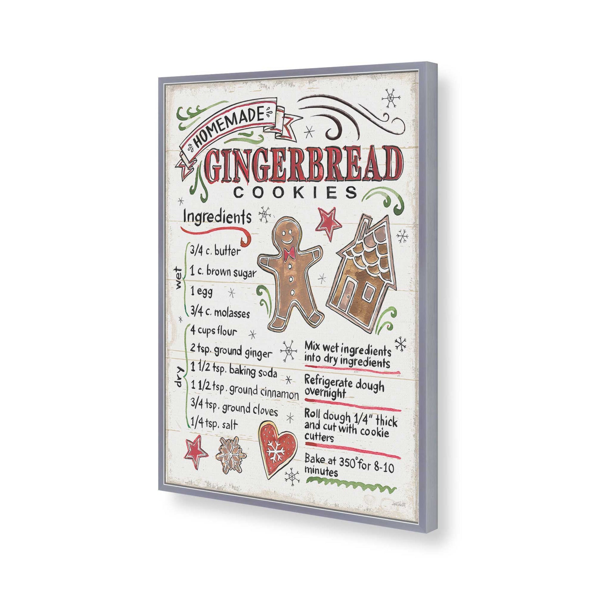 [Color:Polished Chrome], Picture of art in a Polished Chrome frame of the corner