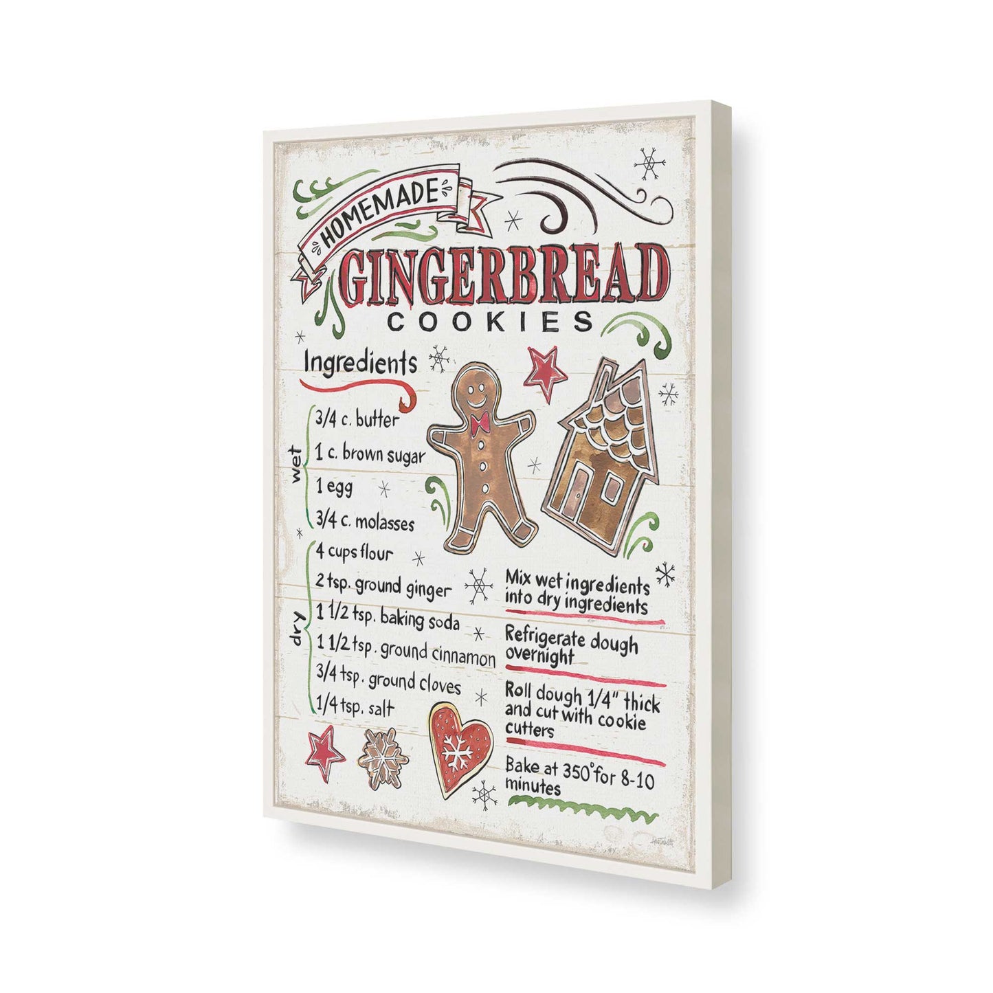 [Color:Opaque White], Picture of art in a Opaque White frame of the corner