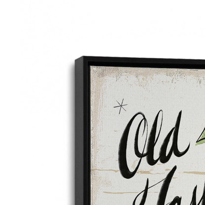 [Color:Satin Black], Picture of art in a Satin Black frame at an angle