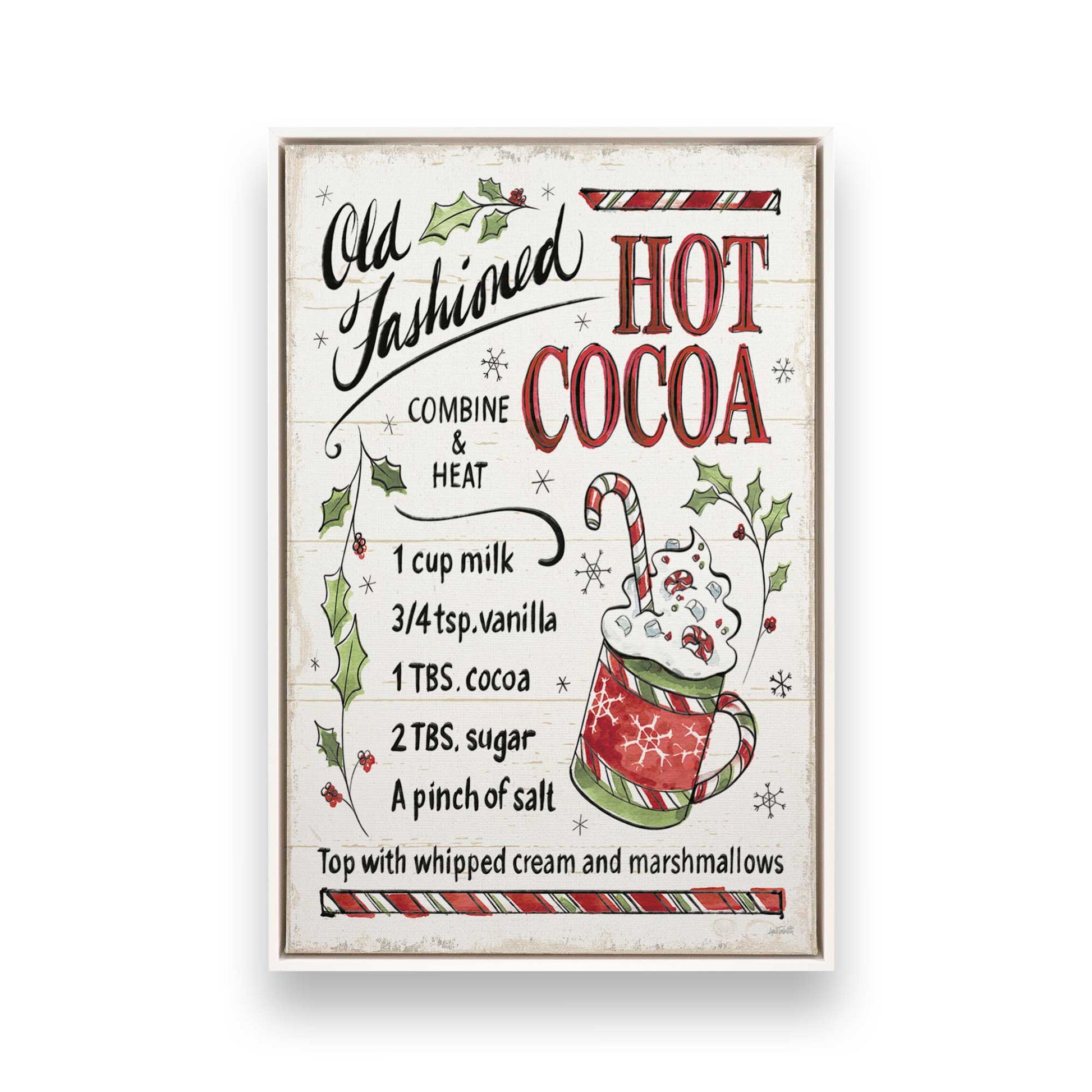 [Color:Opaque White], Picture of art in a White frame